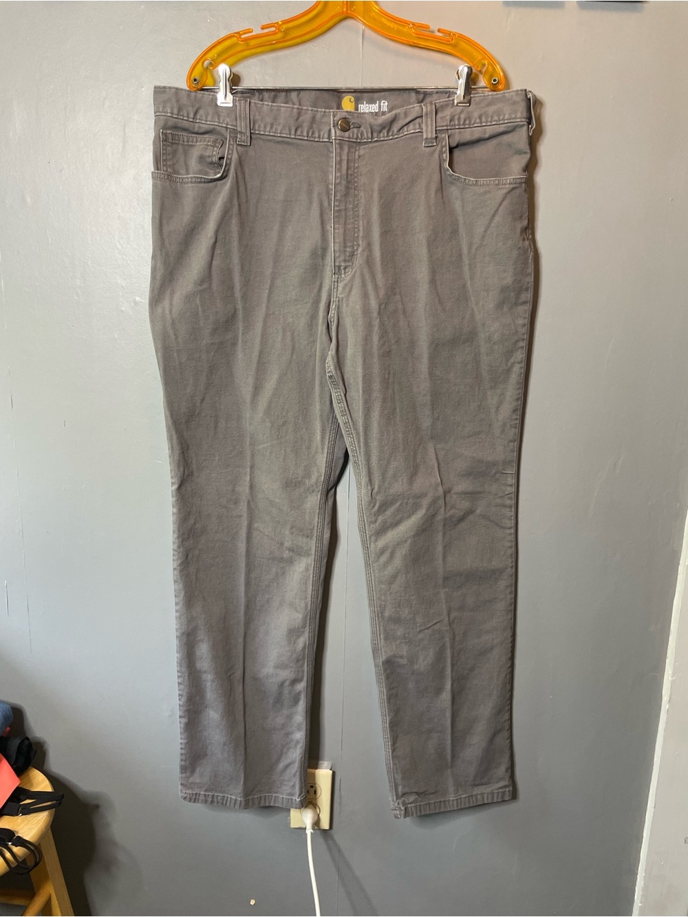 Carhartt Relaxed Fit Pants Gray 40x32 utility work pants men’s